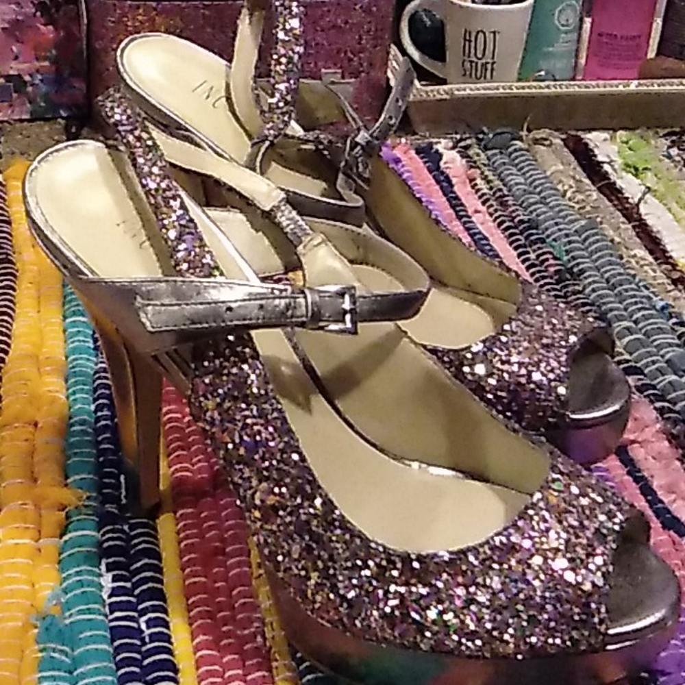 Glitter heels